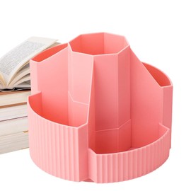 Organizador De Escritorio Giratorio, Portalápices Giratorio,Organizadores De Crayones De 5 Ranuras - Organizador De Escritorio Multifuncional Para Bolígrafos, Organizador De Escritorio Grande Para La