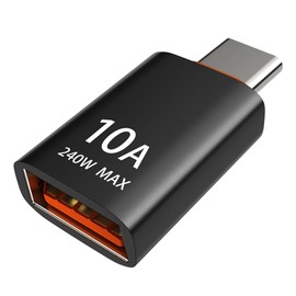 DHTtechky USB C to USB Adapter 4PCS,Type C Male to USB 3.2 Female Converter,Type-c/OTG Adapter for Data,Charging and Connecting Type C and USB A Ports-Portable Alumin