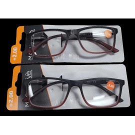 ShadedEye 2-Pack Magnifeye Black and Orange Ombre Sunglasses