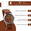 Mens Watch Waterproof Luminous Arabic Numerals Simulated Military Watch Outdoor