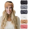 DRESHOW Pack of 6 Women's Winter Crochet Headbands, Knitted Headband,