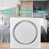 TWSOUL Bathroom Exhaust Fan, 8 inch Silent Bathroom Ceiling Ventilation