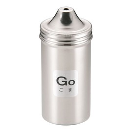 Endo Shoji TKG Seasoning Container, Long, Commercial Use, Acrylic Lid Included, 18-8 Stainless Steel