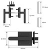 Sdstone Double Side Gate Latch,Heavy Duty Swinging Door Latch Gate