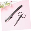 TOVINANNA Sets Travel-friendly Eyebrow Razor Tweezers Set Compact Eyebrow Trimmer