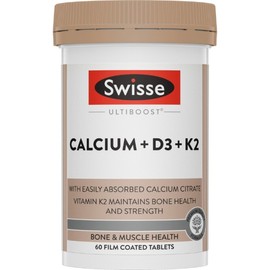 Swisse Ultiboost Calcium + D3 + K2 Tab X 60