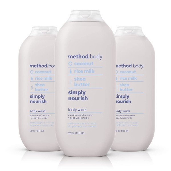Method Body Wash, Simply Nourish, Paraben and Phthalate Free, Biodegradable