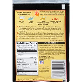 McCormick Grill Mates Mesquite Marinade, 1.06 oz (Pack of 6)