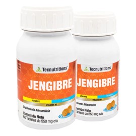 Kit Suplementos Jengibre Reforzado Tecnu Sistema Inmune Sabor