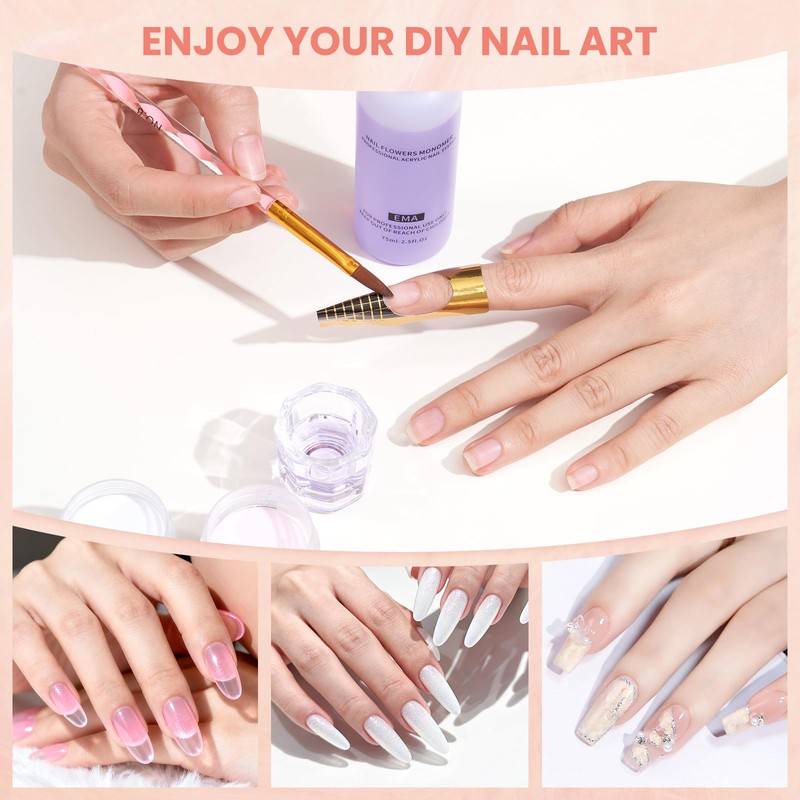 Practice Hand for Acrylic Nails Kit: Fake Hand for Nail