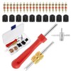 Jindizi 33 PCS Tire Valve Stem Puller Tools Set, Include