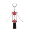 True Soar Red Winged Corkscrew, Self Centering Worm, Bottle Opener