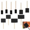 10Pcs Foam Brush,4 Sizes Foam Brushes,Efficient Absorption Sponge Brush,Sponge Paint