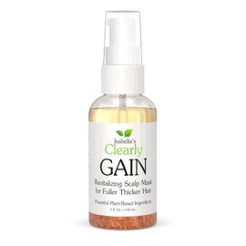Clearly GAIN, Aceite para el Crecimiento del Cabello y Tratamiento del Cuero Cabelludo para Hombres y Mujeres | Suero Natural con Aceite de Ricino, Salvia, Romero para la Pérdida del Cabello, Cabello Debilitado