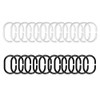 Shower Curtain Rings, 24 Pcs Plastic Shower Curtain Rings, Shower