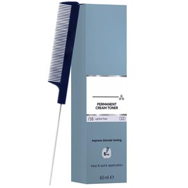 BlondorPlex Lightest Pearl /16 Cream Toner 2 Ounce with Pin Tail Comb