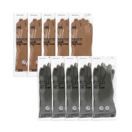 Glovesense natural latex rubber gloves 3/5 pieces beige/grey, S size 3 pieces gray / 글러브센스 천연 라텍스 고무장갑 3입/5입 베이지/그레이, S 사이즈 3입 그레이
