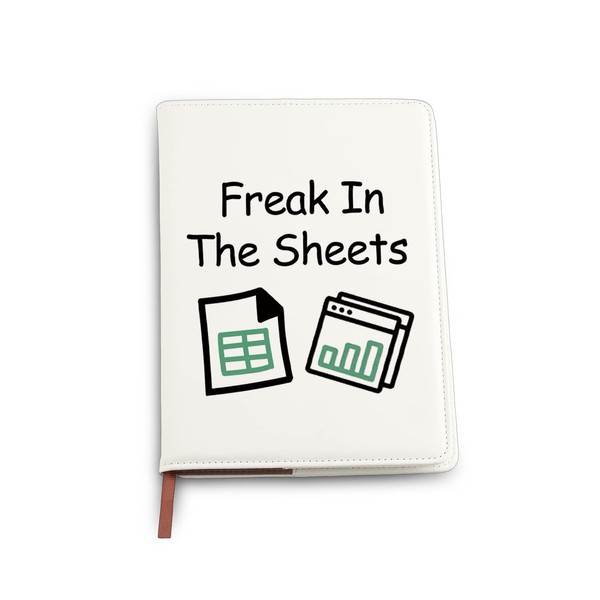 Funny Tax Leather Notebook Office Accountant Gifts Freak In The