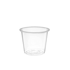 DHG PROFESSIONAL 2500 Counts Diposable Clear Plastic Portion Cups, Clear Lids Sell Seperately (5.5 oz Cups)