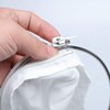 uxcell Stainless Steel Handle Cloth Sock Coffee Tea Strainer Filter