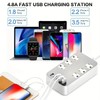 GOG Power Strip with 5 USB Ports 6.7 Ft Long