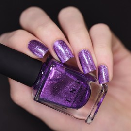 ILNP Hi-Fi - Bright Purple Ultra Metallic Bright Nail Polish