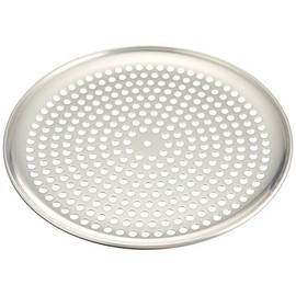 TKG Endo Shoji Commercial Use Perforated Pizza Pan, 11.8 inches (30 cm) Aluminum, Made in China, Silver GPZ3704