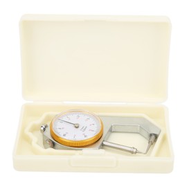 0 to 20mm Curved Tip Thickness Meter 0.1mm Resolution Precise Accurate Thickness Gauge for Hollow Pipe Round Pipe