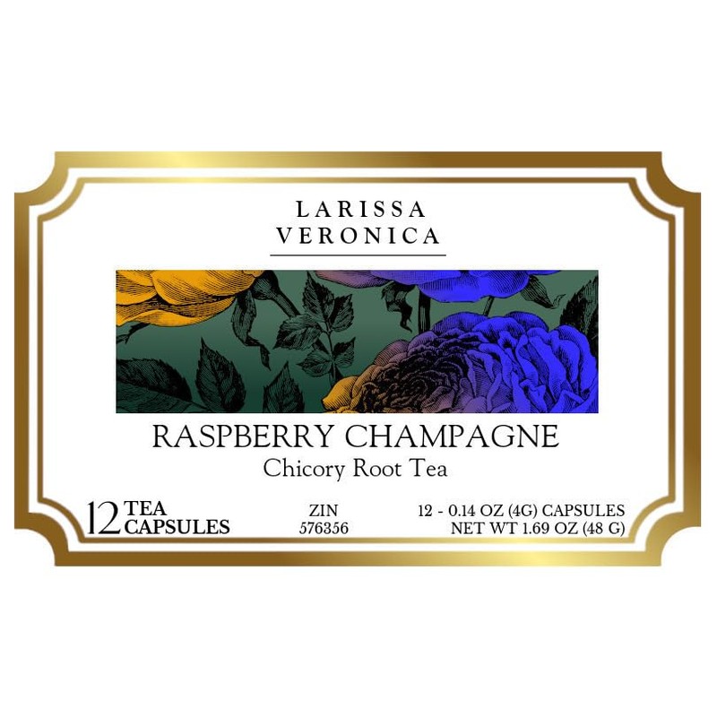 Raspberry Champagne Chicory Root Tea (Single Serve K-Cup Pods) (12
