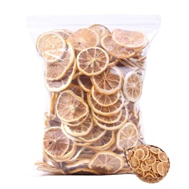 Dehydrated Dried lemon slices Wheels,7.1oz / 200g | Approx 110+ Slices | Sugar Free Natural Fruit for Cocktails,Christmas Day,Cakes,Tea