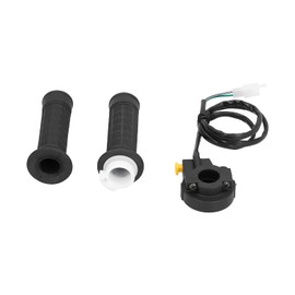 EVGATSAUTO Kit de Agarre del Acelerador para Bicicleta Motorizada, Compatible con Moto de Calle, Agua, Empuñadura del Acelerador, ABS + Caucho