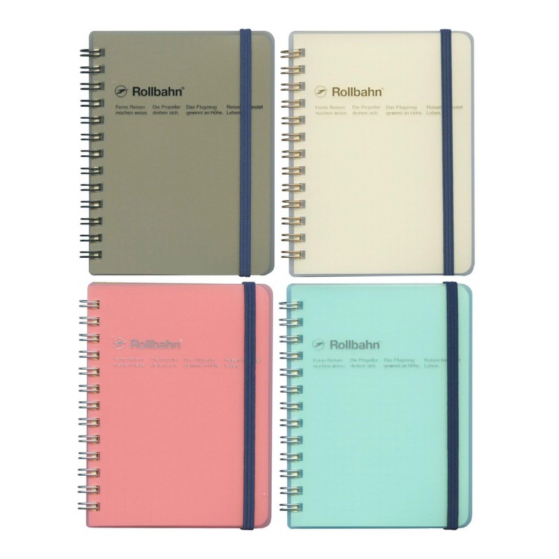 Delfonics Rollbahn Spiral Clear Notebooks: 4-1/2 in. x 5-1/2 in.