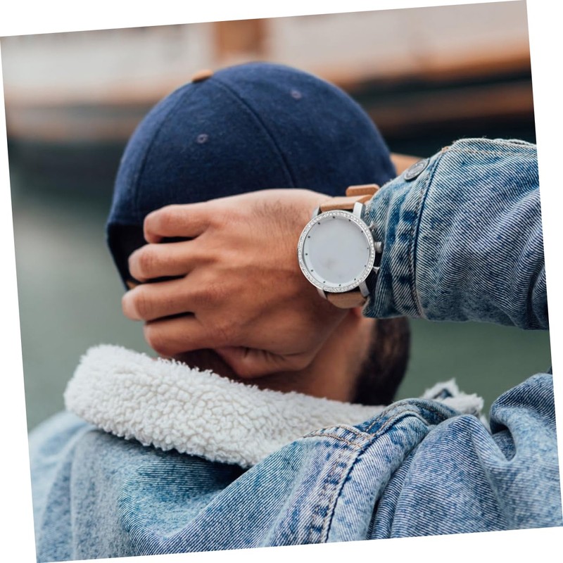 Gatuida 6pcs Metal Bezel for Watch Black Rose Gold Silver