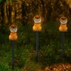 LED Solar Garden Light Puppy Dog Statue Welcome Lamp Solar
