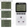 KETOTEK Digital Thermostat Plug Socket with Day Night Timer, Day