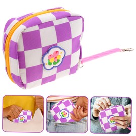 ORFOFE Portable Sanitary Holder Multi-Function Reusable Period Pouch Cute Cartoon Design for Lipsticks Essentials Travel Storage Bag for Women