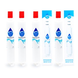 4-Pack Replacement for Whirlpool ET1FHTXMB04 Refrigerator Water Filter - Compatible with Whirlpool 4396701 Fridge Water Filter Cartridge