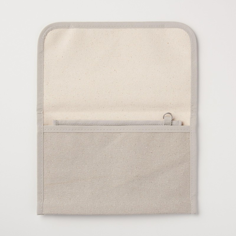 Muji NGB85A1S Cotton Maternal and Child Notebook Case, Small, Navy,