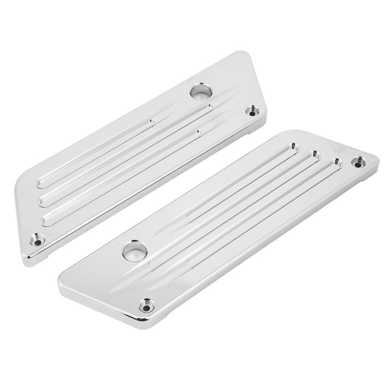 2 Pcs Saddlebag Latch Covers Saddle Bag Outer Lid Hinge
