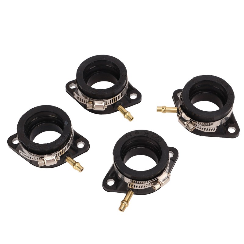 4 Pcs Carburetor Intake Manifold Boots 16065‑028 Rubber Inlet Joint