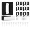 12 Pack Heavy Duty Metal Mirror Clips Kit with Screws