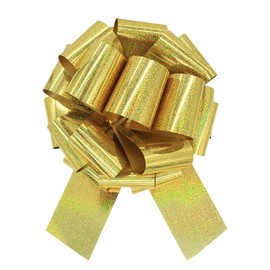 1Pcs 14 Inch Giant Large Pull Bow Big Bow,Great Gift Bows for appliances,Bikes,Table Decorations and Party Events (Metallic Gold)