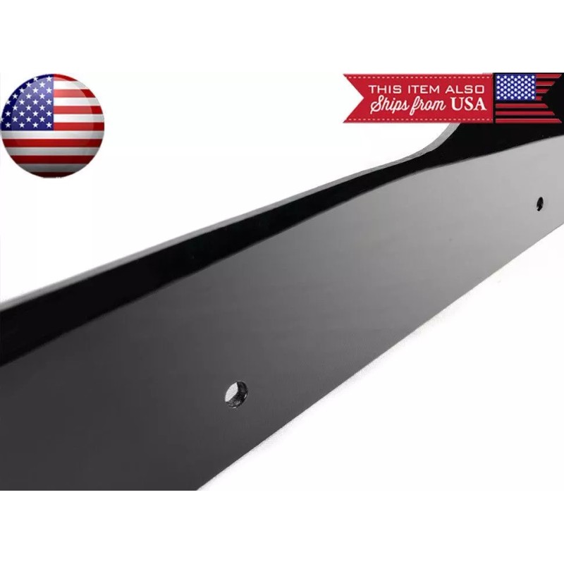 SDeelCase 2 Pc Blackout Gurney Flap Decklid Wickerbill Fit 11-Up