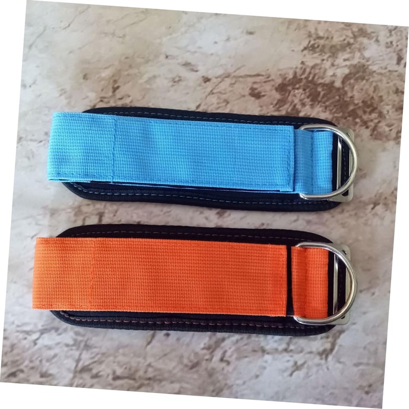 KOMBIUDA 1pair Ankle Strap Cuffs for Strength Training Fixed Support