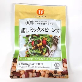 国内産 ムソー だいずデイズ 有機蒸しミックスビーンズ 85g 1袋