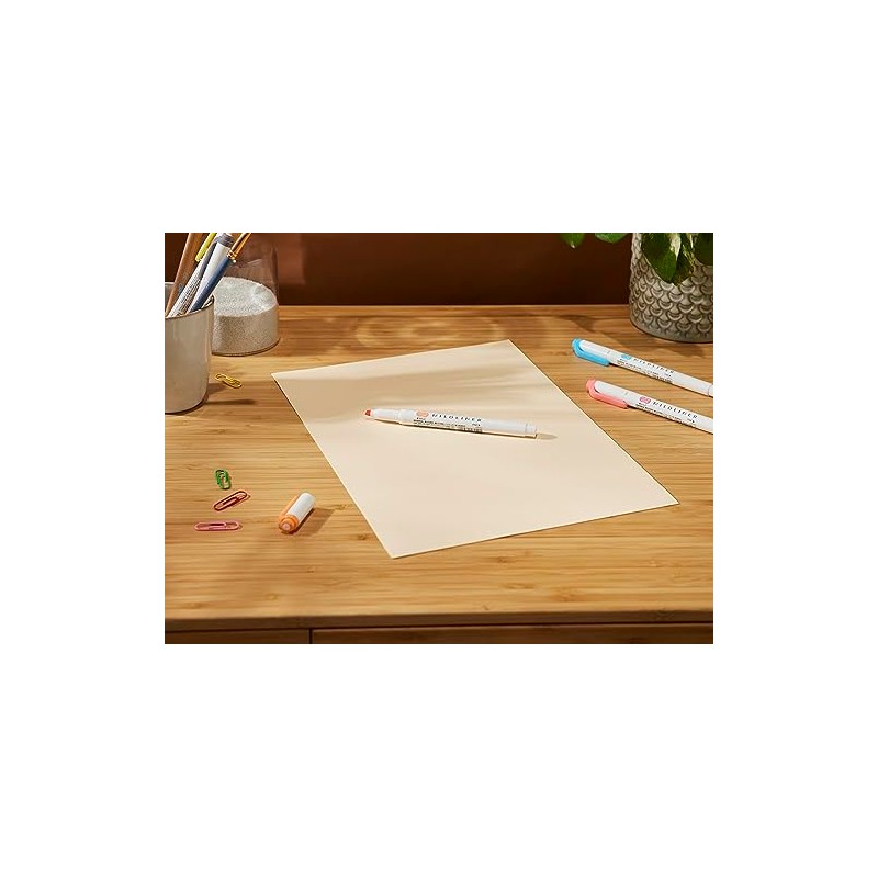 Zebra Highlighter Mildliner, 5 Friendly Color Set (WKT7-N-5C)