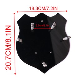 ERMMZHZW Sword Hanger,Sword Wall Mount,Axe Holder,Acrylic sword display stand,The sword stand holder can display two swords or a single sword at the same time with Hardware (Pack of 1)