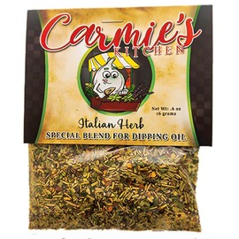 Carmie's Kitchen Bread Dipping Oil Mix, Italian Herb, .6 Ounce