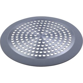 Master Plumber 308D, Sink Strainer Flat, Universal Fit, 3-1/2-Inch OD, Brushed Nickel