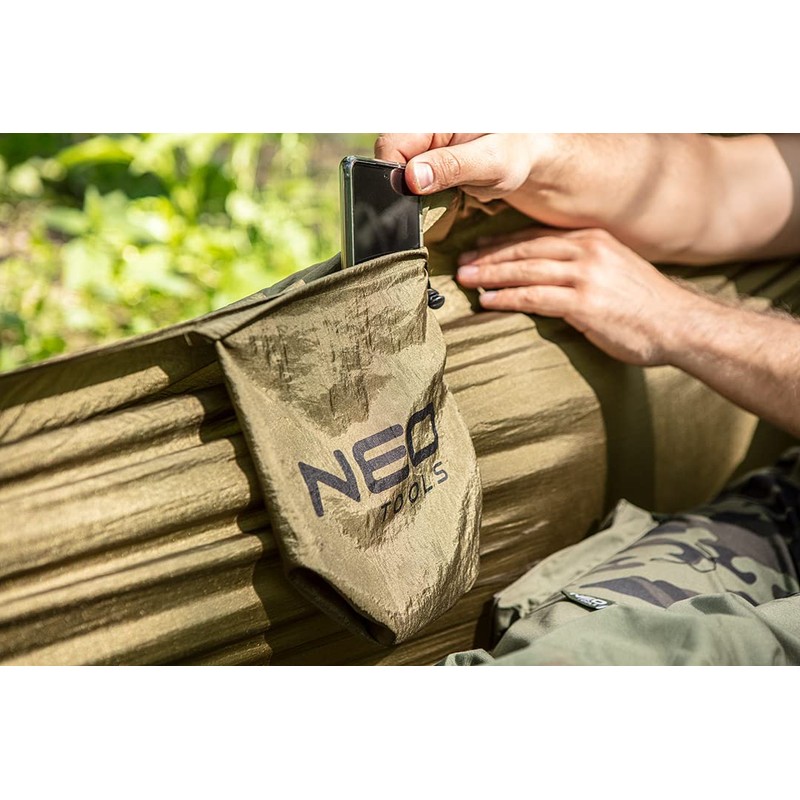 NEO TOOLS Hammock Size 330 x 140 cm, Load Capacity